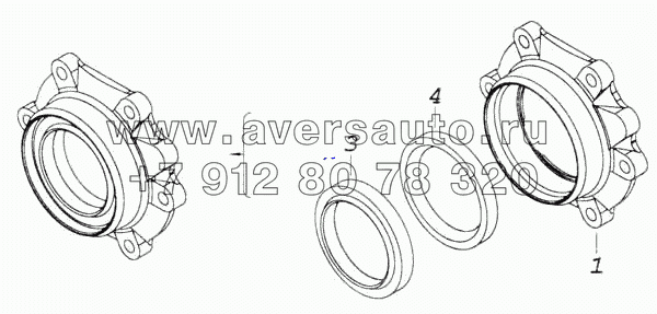 Крышка подшипника в сборе