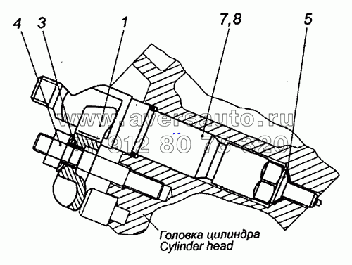 740.30-1112000-90 Установка форсунки