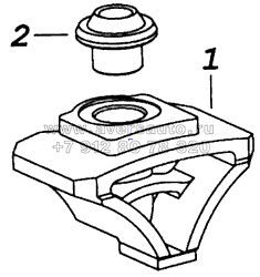 5320-1001062-10 Башмак задней опоры силового агрегата