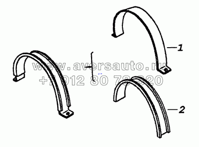 5320-1311086-30 Скоба верхняя