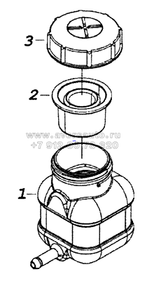 5320-1602560 Бачок главного цилиндра привода сцепления