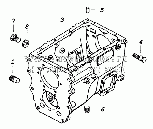 14.1701010 Картер коробки передач