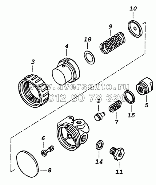 15.1772100 Редукционный клапан управления механизмом переключения