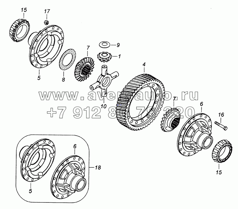 53215-2403010-10 Дифференциал заднего моста