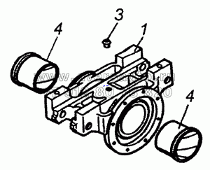 55111-2918070 Башмак рессоры с втулками