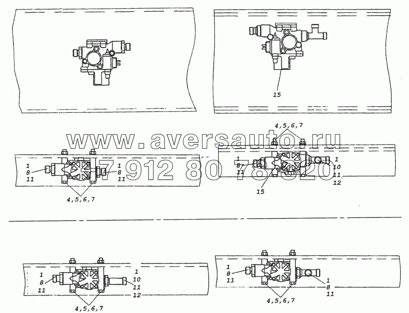 53205-3500042-41 Установка модуляторов АБС