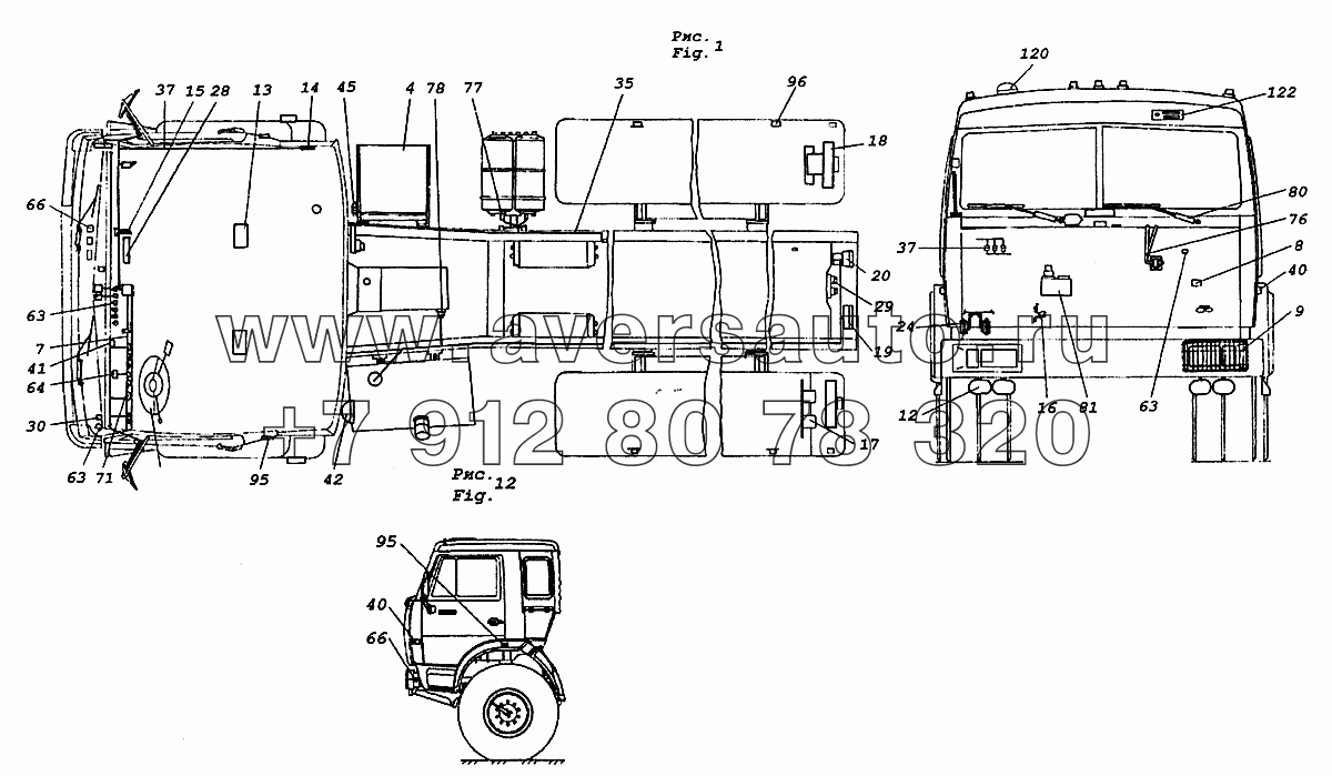 53229-3700011-50 Электрооборудование. Расположение на автомобиле