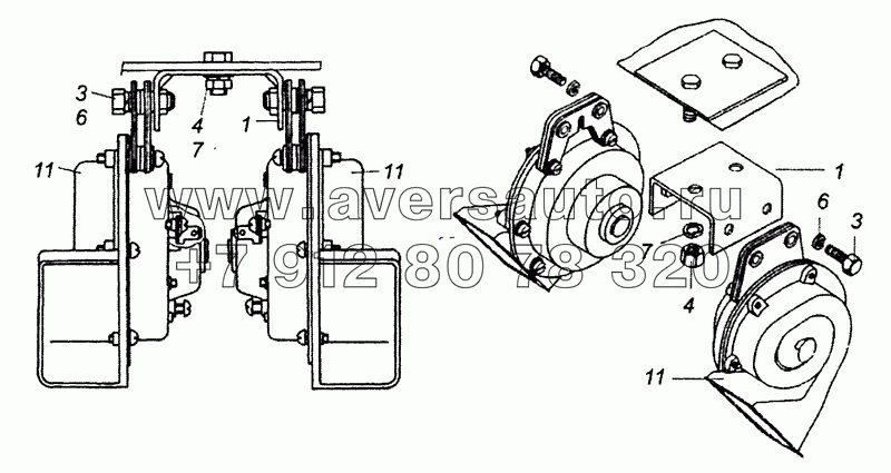 5320-3721001-10 Установка звуковых электрических сигналов