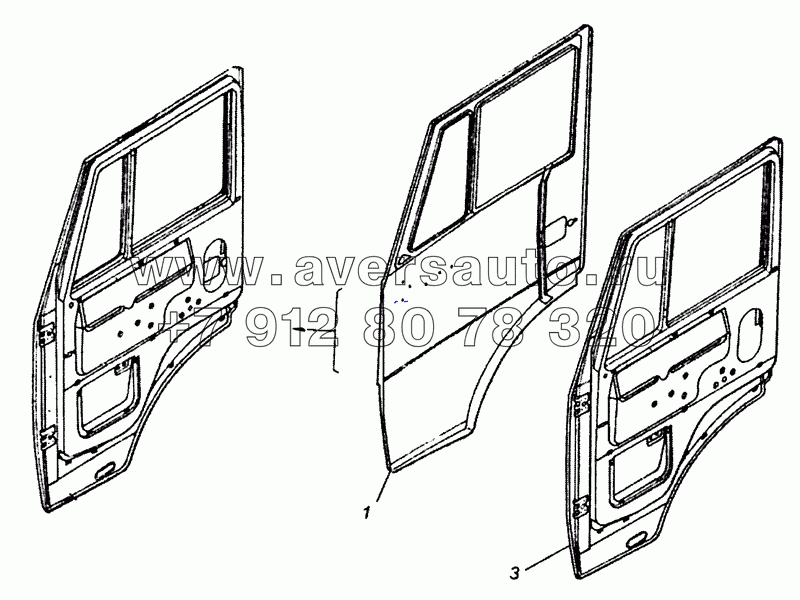 53205-6100014 Дверь правая