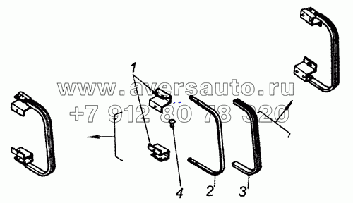 5320-8202200\201 Ручка правая\левая