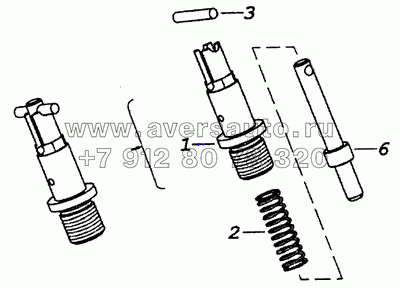 740.1005440-10 Фиксатор маховика