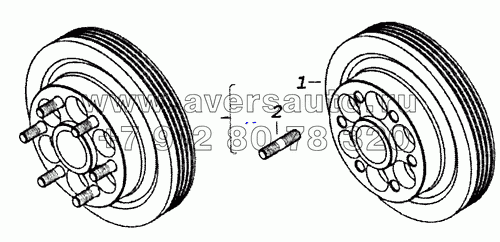 7406.1005050 Шкив