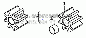 740.1011030-50 Шестерня, ведомая масляного насоса