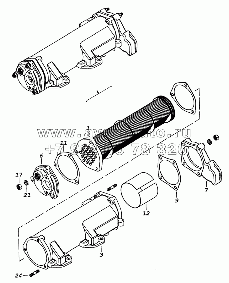 740.20-1013200-10 Теплообменник масляный