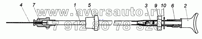 5425-1108130 Тяга ручного останова двигателя