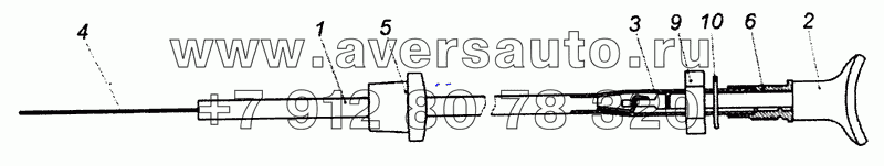 6520-1108130 Тяга ручного останова двигателя