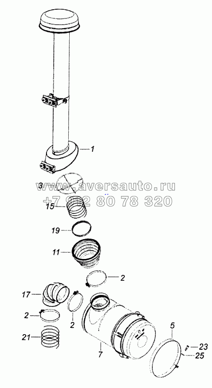 43253-1109001-10 Установка воздушного фильтра