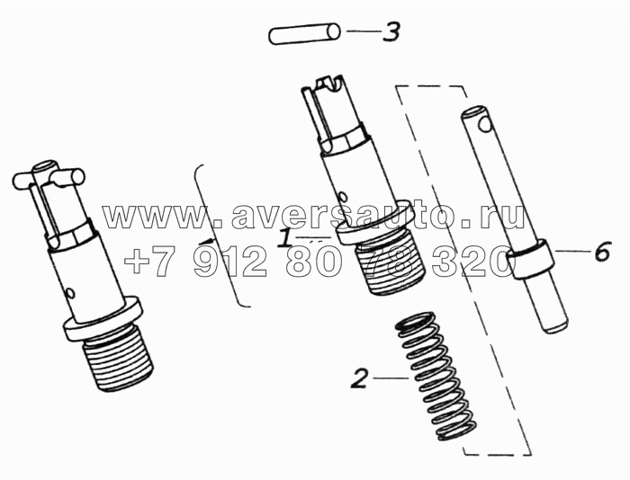 Фиксатор маховика в сборе