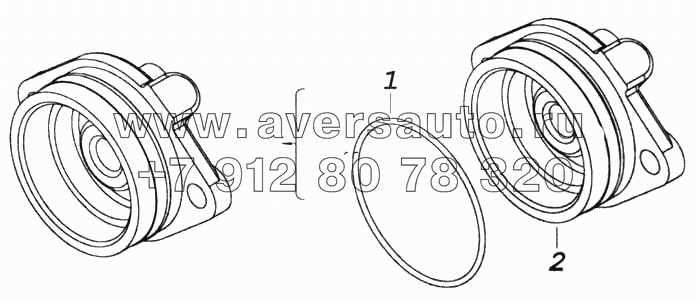 Корпус заднего подшипника