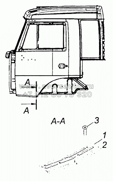 53205-5101250 Установка облицовок порогов