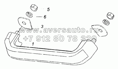 53205-5310001 Установка ручки передка