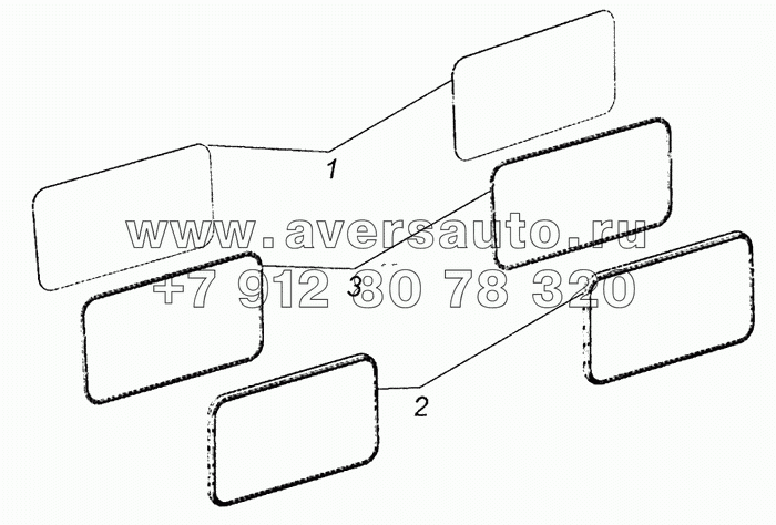 65115-5603005 Установка стекол окна задка