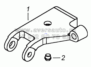 65115-2905535 Кронштейн амортизатора левый