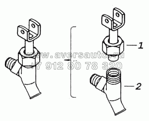 Кран сливной системы охлаждения