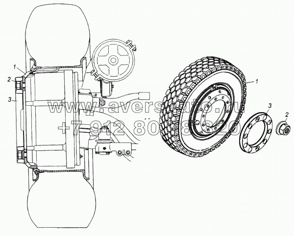 Установка передних стальных колес