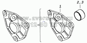 Крышка задняя в сборе