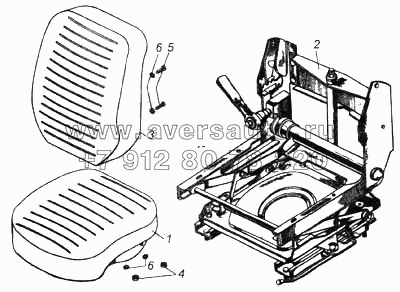 Сиденье водителя