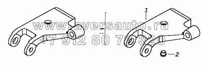 Кронштейн амортизатора левый