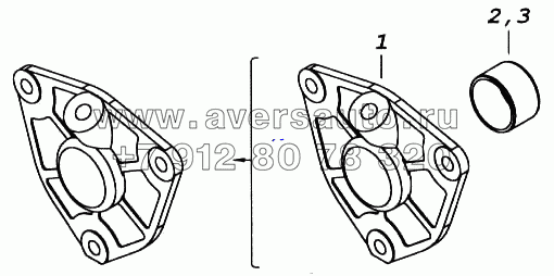 Крышка задняя в сборе