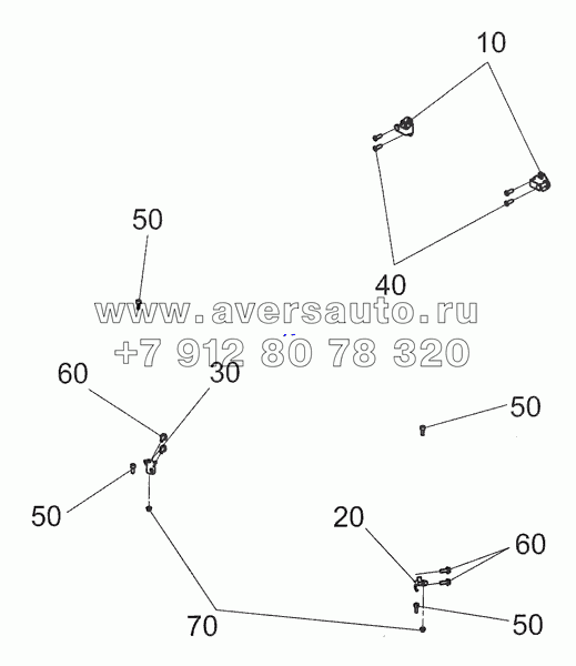 0000-6105005 Установка фиксаторов замков дверей