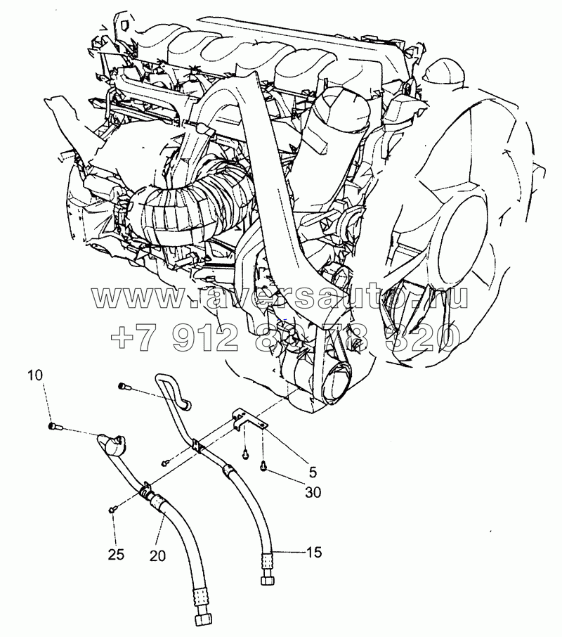 5490-8114025 Установка трубок компрессора