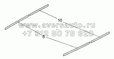 5490-8212180 Установка маркировки светоотражающей на кабине