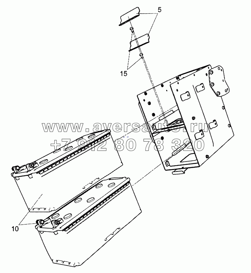 6580-3703002 Установка аккумуляторных батарей