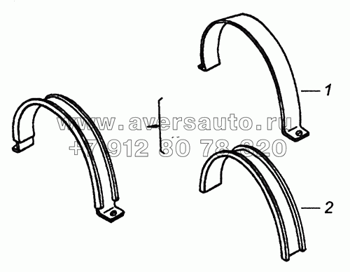 5320-1311086-30 Скоба верхняя