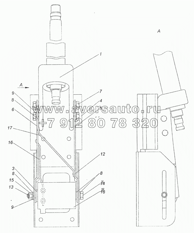 6520-3444008-19 Колонка рулевого управления