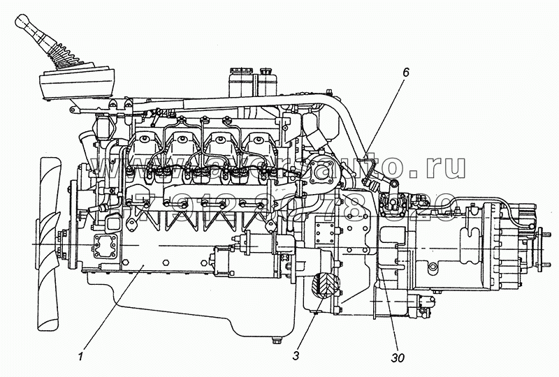 740.63-1000300 Агрегат силовой