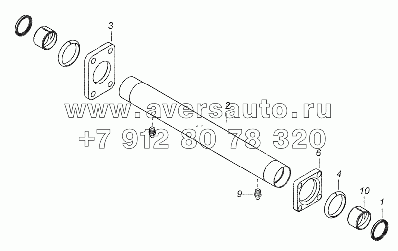 6520-3502128 Кронштейн с втулками