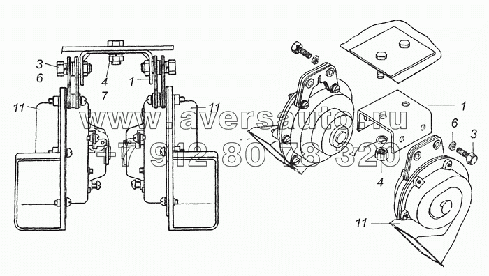 5320-3721001-10 Установка звуковых электрических сигналов