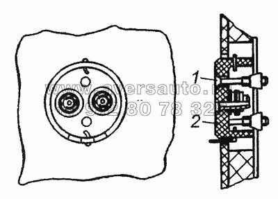 53205-3723005 Установка розетки переносной лампы