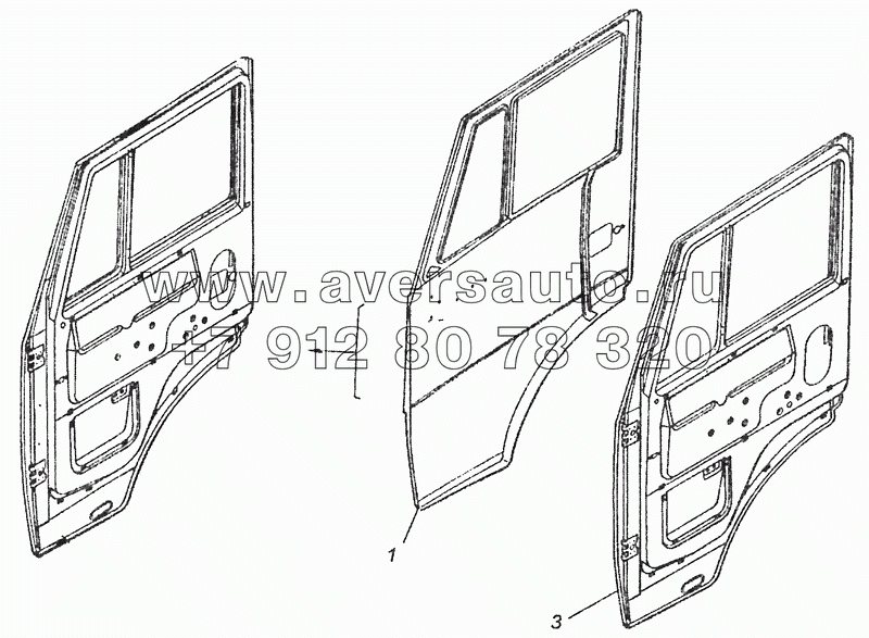 53205-6100014 Дверь правая