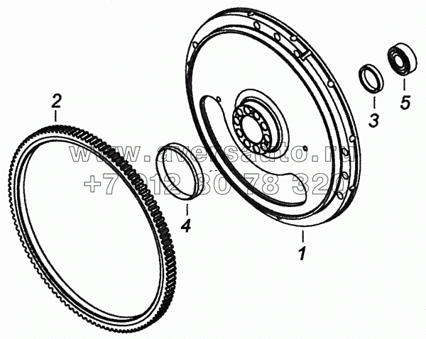 740.50-1005115-10 Маховик