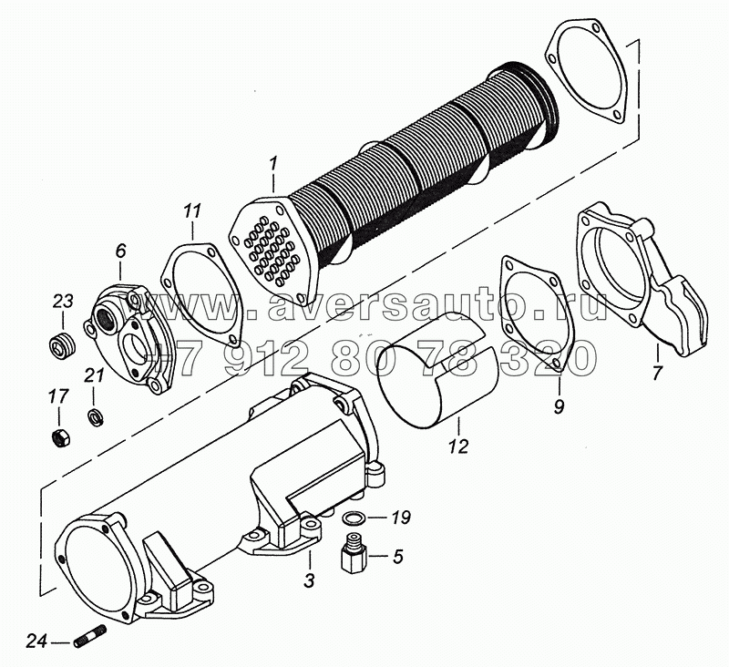 740.20-1013200-10 Теплообменник масляный