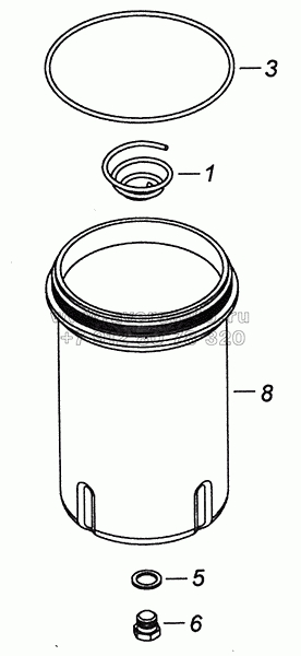 740.20-1012068 Колпак масляного фильтра