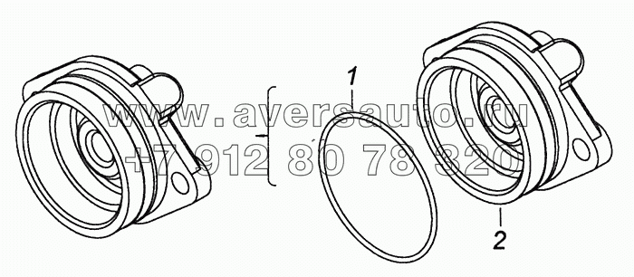 740.30-1111045 Корпус заднего подшипника