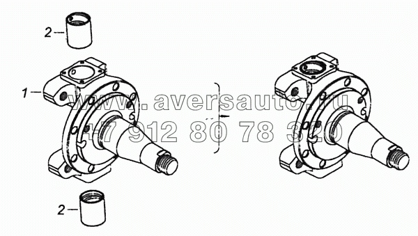 6520-3001012 Кулак поворотный