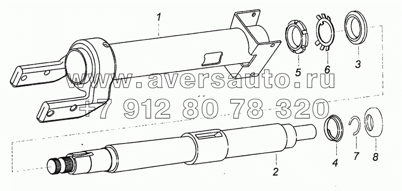 6520-3444010-19 Колонка рулевого управления